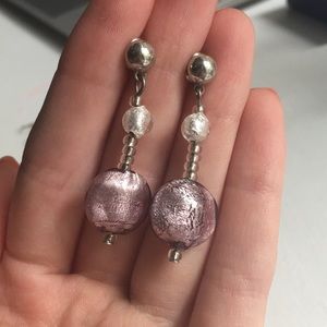 Italian Murano Glass Earrings